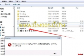 �¿��Ĵ���windows socket error.������������,������ĵ�ַ��Ч.(10049)